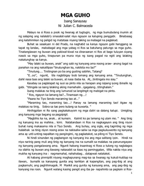 10 Halimbawa ng Sanaysay .